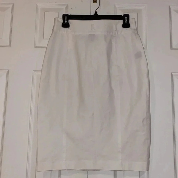 Lauren Ralph Lauren Ivory high waisted Midi skirt Sz 6 - Picture 3 of 11